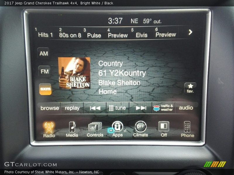 Bright White / Black 2017 Jeep Grand Cherokee Trailhawk 4x4