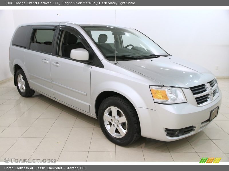 Bright Silver Metallic / Dark Slate/Light Shale 2008 Dodge Grand Caravan SXT