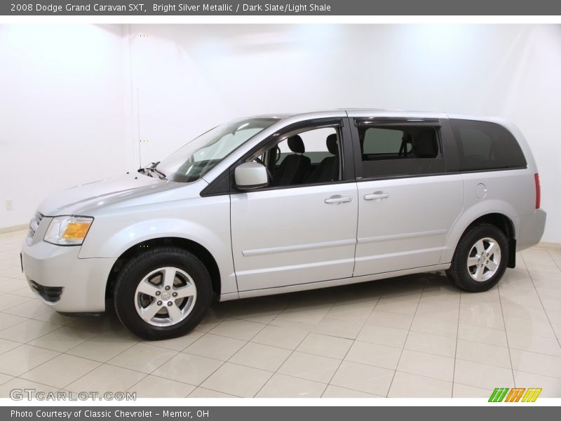 Bright Silver Metallic / Dark Slate/Light Shale 2008 Dodge Grand Caravan SXT