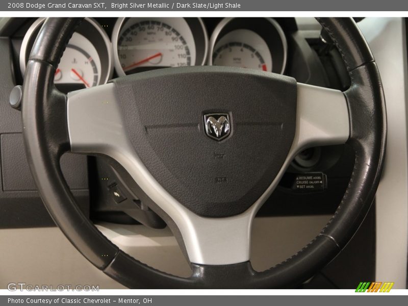 Bright Silver Metallic / Dark Slate/Light Shale 2008 Dodge Grand Caravan SXT