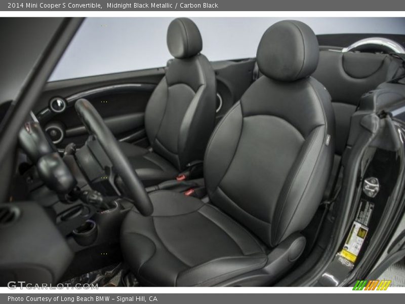 Midnight Black Metallic / Carbon Black 2014 Mini Cooper S Convertible