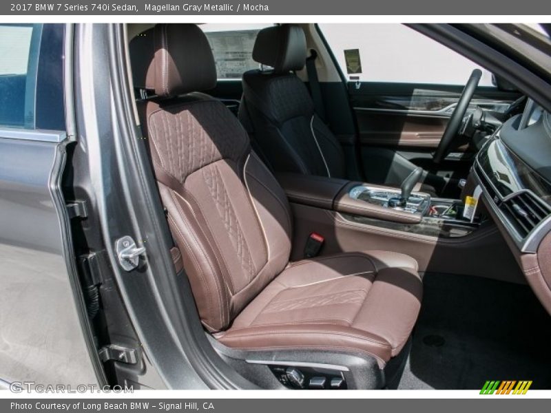 Magellan Gray Metallic / Mocha 2017 BMW 7 Series 740i Sedan