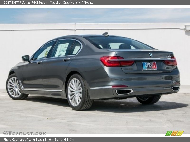 Magellan Gray Metallic / Mocha 2017 BMW 7 Series 740i Sedan