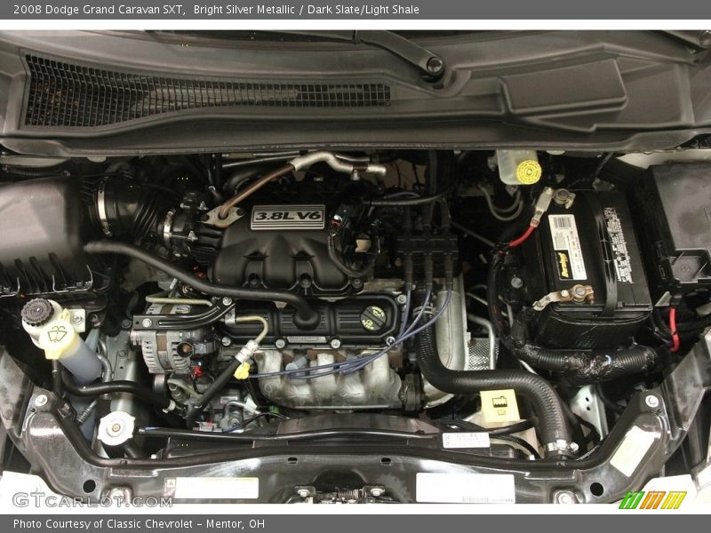 Bright Silver Metallic / Dark Slate/Light Shale 2008 Dodge Grand Caravan SXT