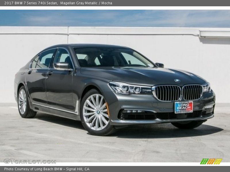 Magellan Gray Metallic / Mocha 2017 BMW 7 Series 740i Sedan