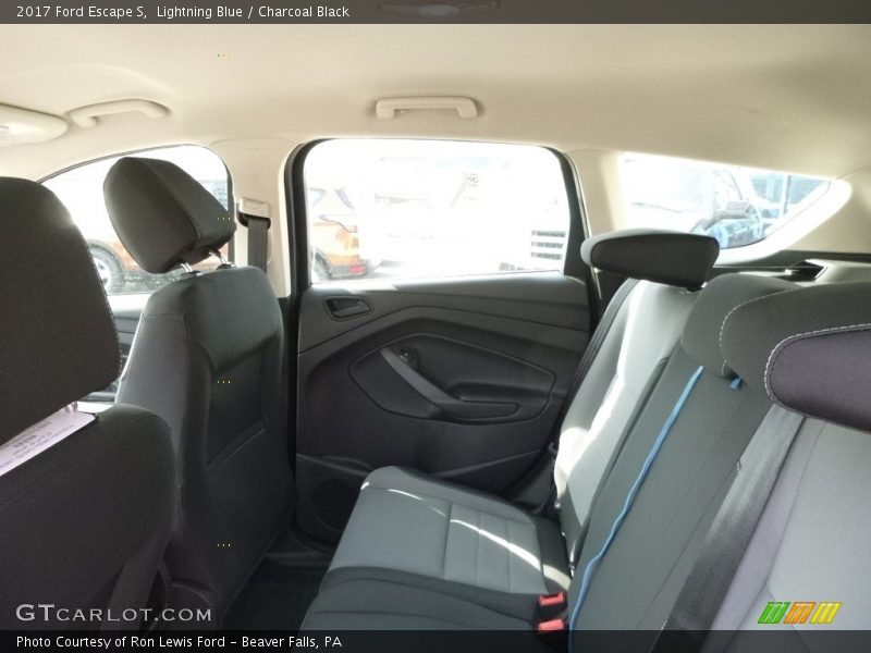 Lightning Blue / Charcoal Black 2017 Ford Escape S