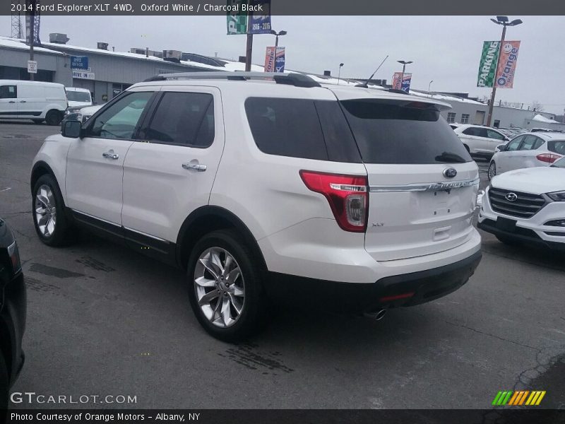 Oxford White / Charcoal Black 2014 Ford Explorer XLT 4WD