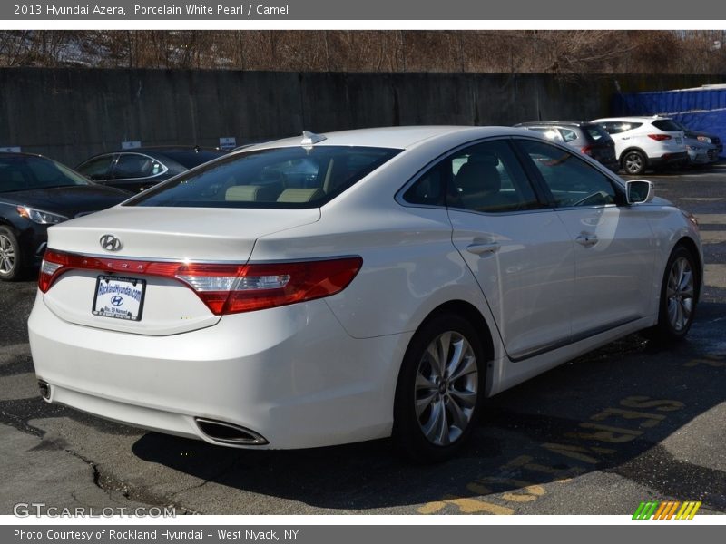 Porcelain White Pearl / Camel 2013 Hyundai Azera