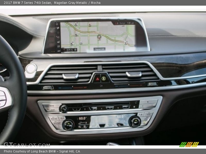 Magellan Gray Metallic / Mocha 2017 BMW 7 Series 740i Sedan