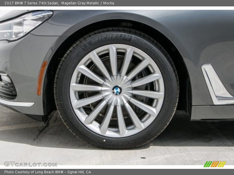 Magellan Gray Metallic / Mocha 2017 BMW 7 Series 740i Sedan