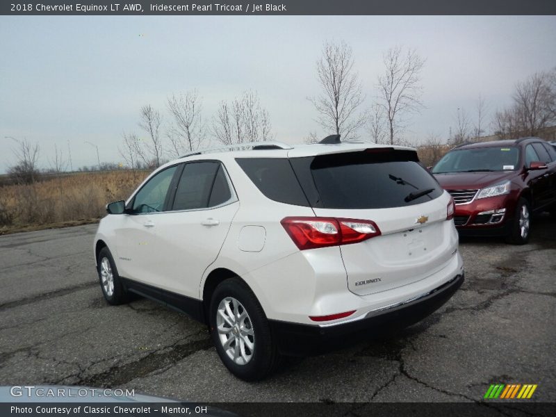 Iridescent Pearl Tricoat / Jet Black 2018 Chevrolet Equinox LT AWD