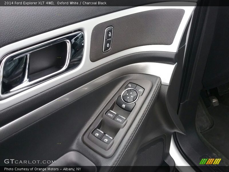 Oxford White / Charcoal Black 2014 Ford Explorer XLT 4WD