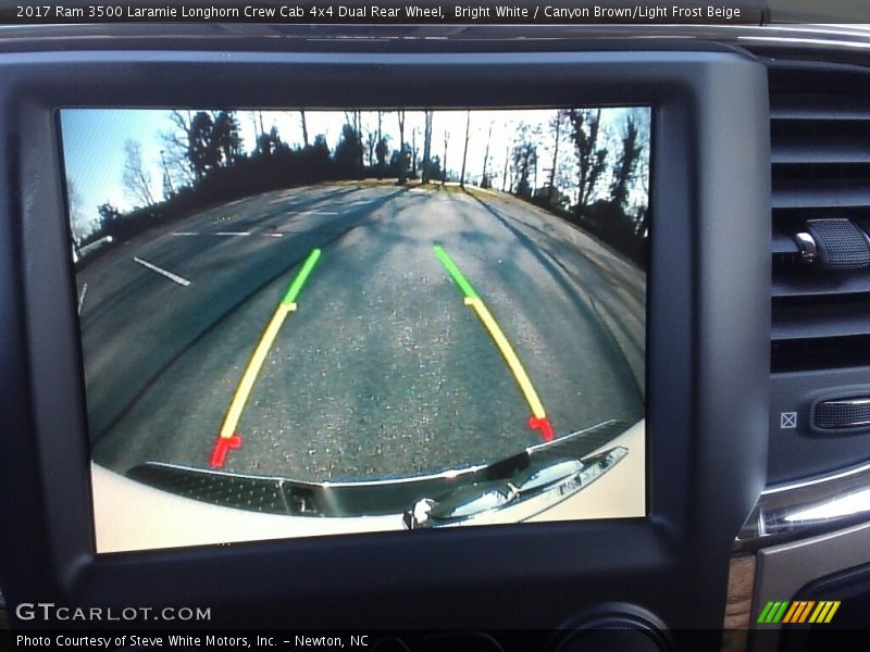 Bright White / Canyon Brown/Light Frost Beige 2017 Ram 3500 Laramie Longhorn Crew Cab 4x4 Dual Rear Wheel