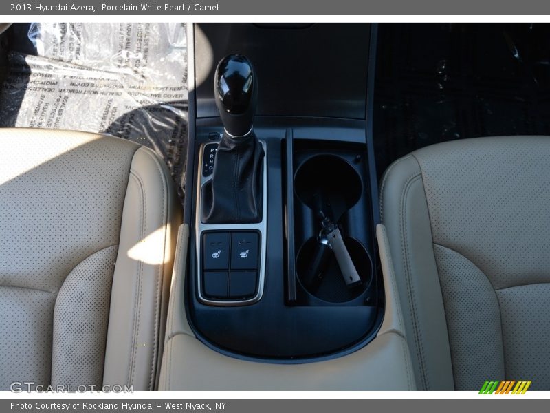 Porcelain White Pearl / Camel 2013 Hyundai Azera