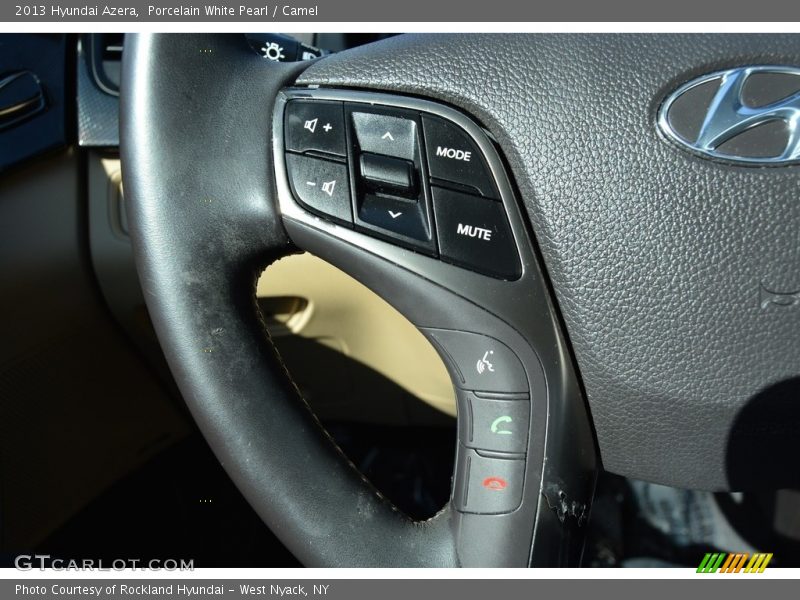 Porcelain White Pearl / Camel 2013 Hyundai Azera
