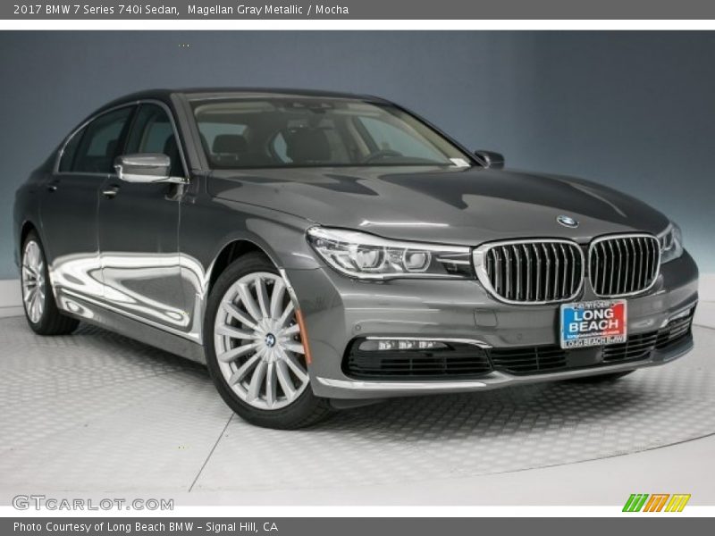 Magellan Gray Metallic / Mocha 2017 BMW 7 Series 740i Sedan