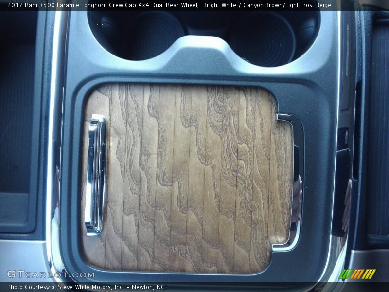 Bright White / Canyon Brown/Light Frost Beige 2017 Ram 3500 Laramie Longhorn Crew Cab 4x4 Dual Rear Wheel