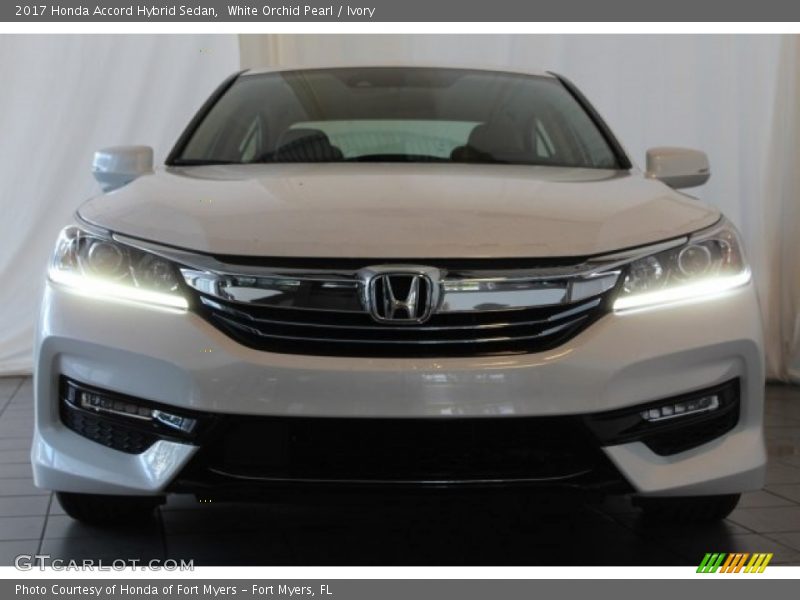 White Orchid Pearl / Ivory 2017 Honda Accord Hybrid Sedan