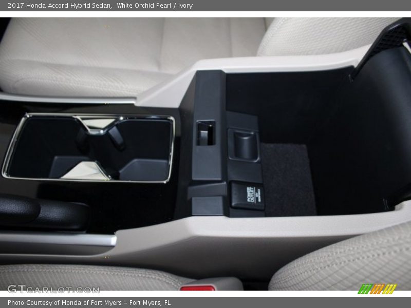 White Orchid Pearl / Ivory 2017 Honda Accord Hybrid Sedan