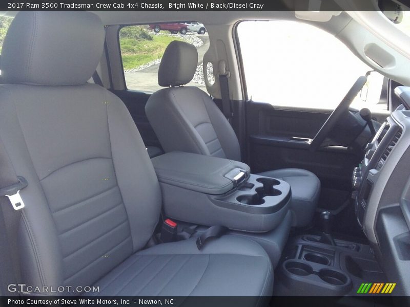 Bright White / Black/Diesel Gray 2017 Ram 3500 Tradesman Crew Cab 4x4 Chassis