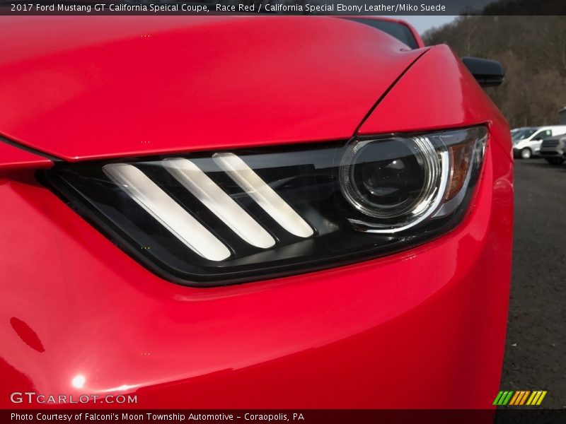 Race Red / California Special Ebony Leather/Miko Suede 2017 Ford Mustang GT California Speical Coupe