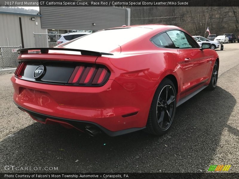 Race Red / California Special Ebony Leather/Miko Suede 2017 Ford Mustang GT California Speical Coupe