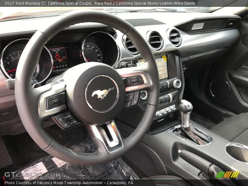 Race Red / California Special Ebony Leather/Miko Suede 2017 Ford Mustang GT California Speical Coupe