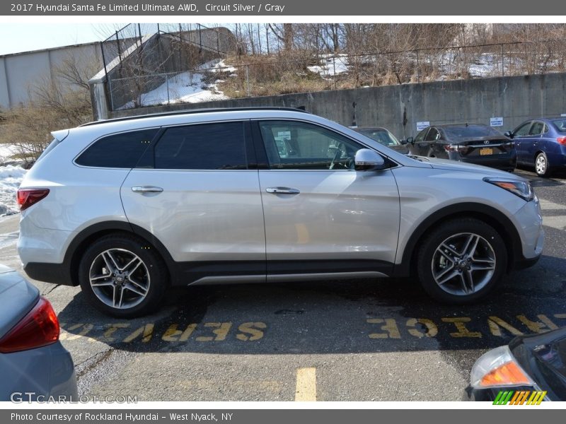 Circuit Silver / Gray 2017 Hyundai Santa Fe Limited Ultimate AWD