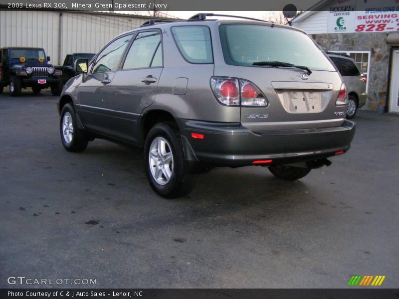 Mineral Green Opalescent / Ivory 2003 Lexus RX 300