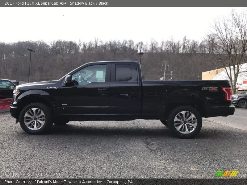 Shadow Black / Black 2017 Ford F150 XL SuperCab 4x4