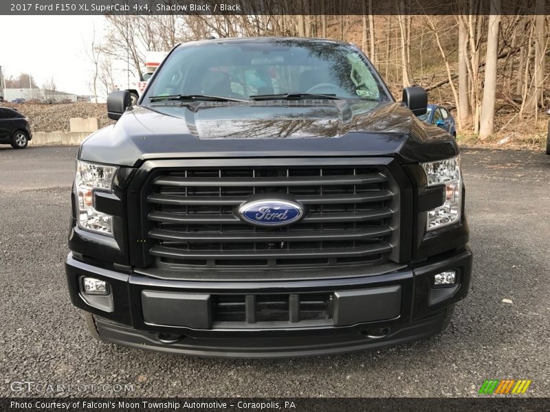 Shadow Black / Black 2017 Ford F150 XL SuperCab 4x4