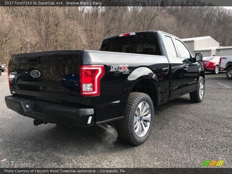 Shadow Black / Black 2017 Ford F150 XL SuperCab 4x4