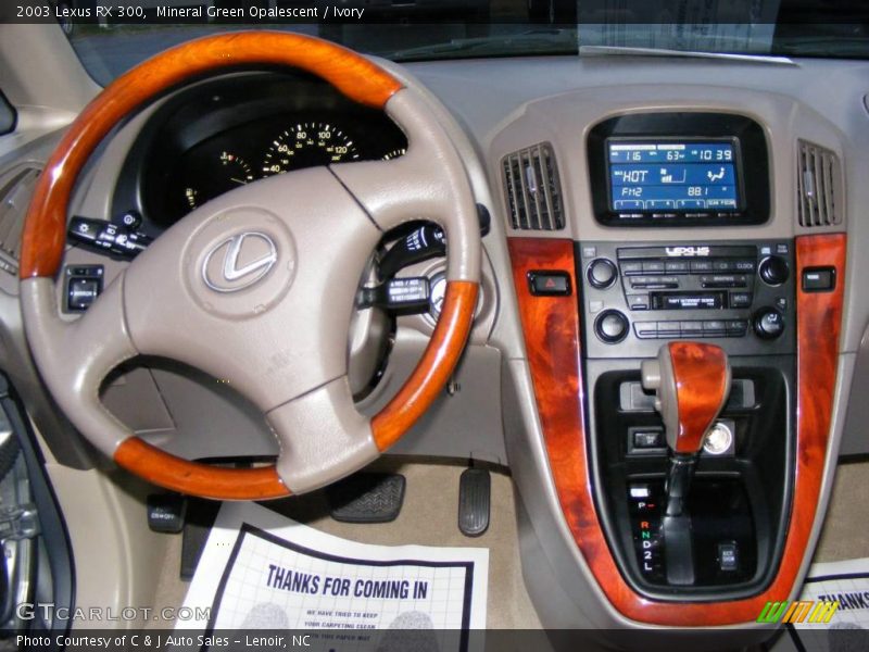 Mineral Green Opalescent / Ivory 2003 Lexus RX 300