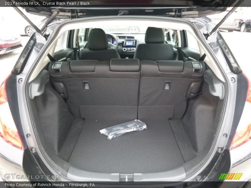 Crystal Black Pearl / Black 2017 Honda Fit LX