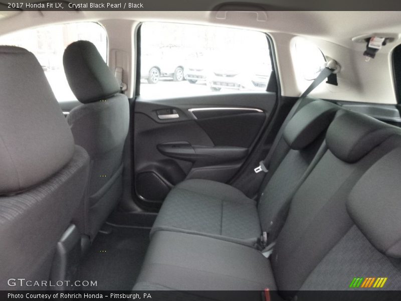 Crystal Black Pearl / Black 2017 Honda Fit LX