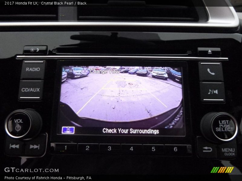 Crystal Black Pearl / Black 2017 Honda Fit LX