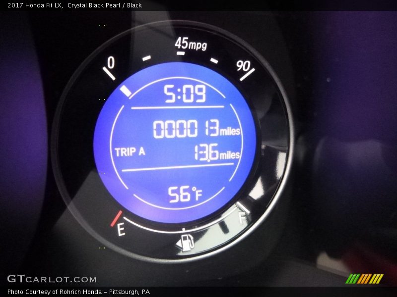 Crystal Black Pearl / Black 2017 Honda Fit LX