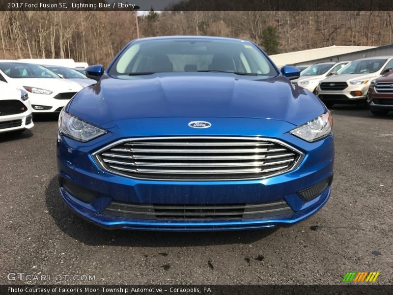 Lightning Blue / Ebony 2017 Ford Fusion SE