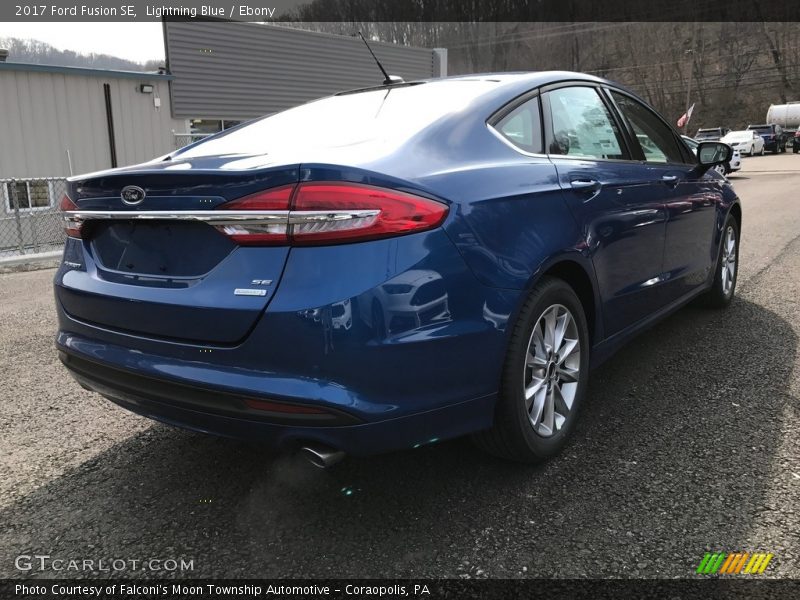 Lightning Blue / Ebony 2017 Ford Fusion SE