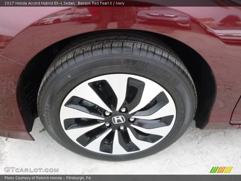 Basque Red Pearl II / Ivory 2017 Honda Accord Hybrid EX-L Sedan