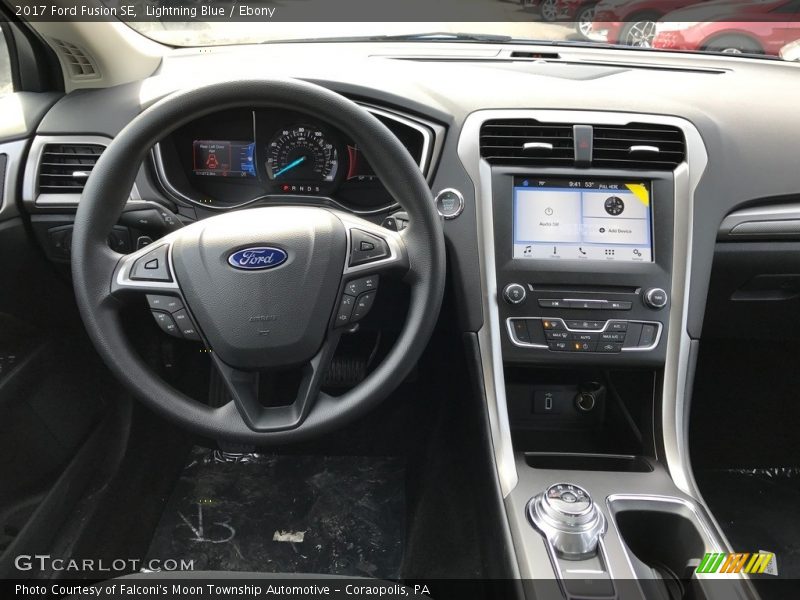 Lightning Blue / Ebony 2017 Ford Fusion SE