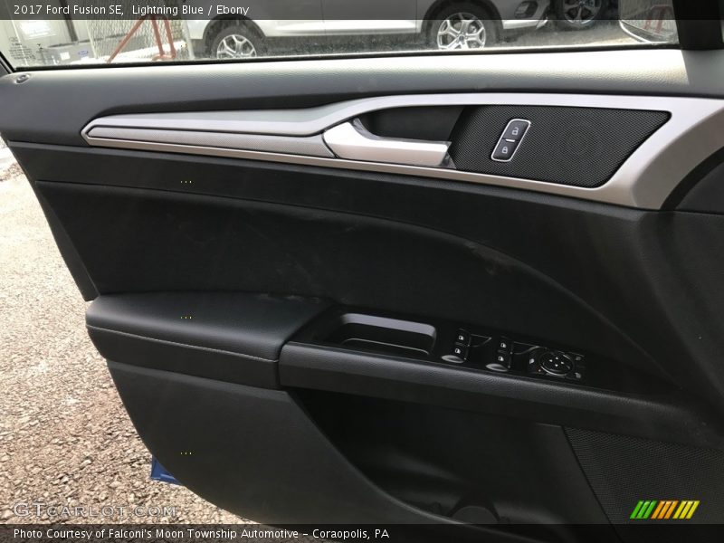 Lightning Blue / Ebony 2017 Ford Fusion SE