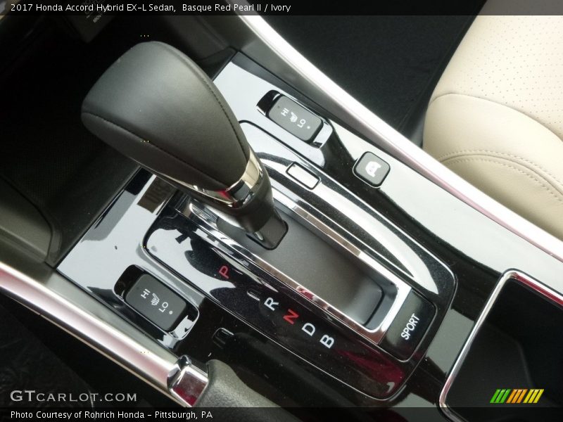 Basque Red Pearl II / Ivory 2017 Honda Accord Hybrid EX-L Sedan
