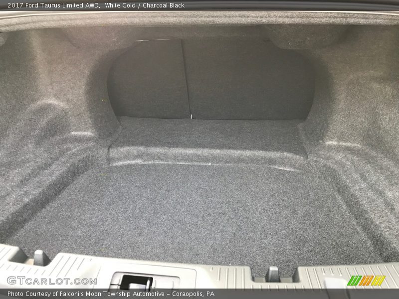 White Gold / Charcoal Black 2017 Ford Taurus Limited AWD