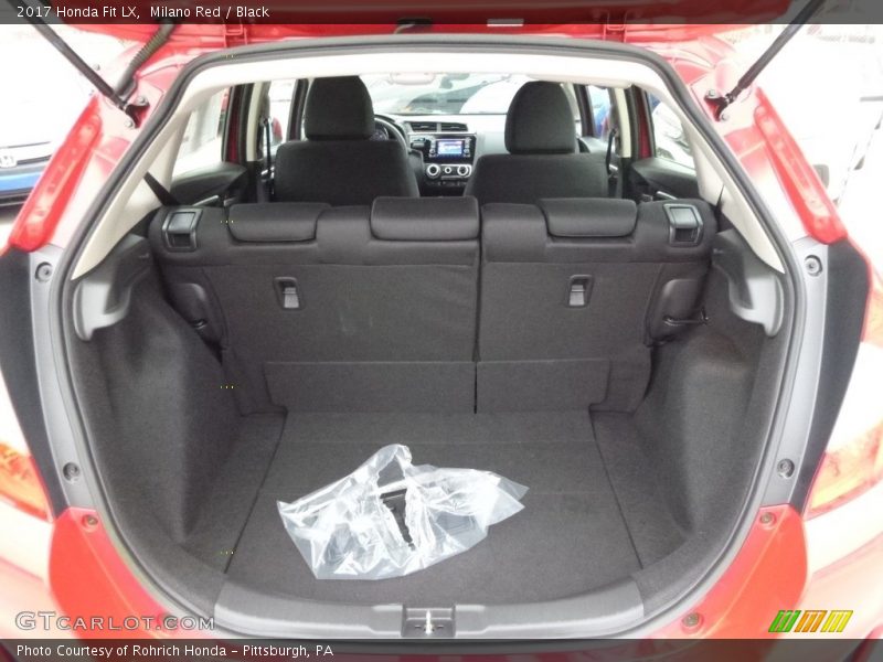 Milano Red / Black 2017 Honda Fit LX