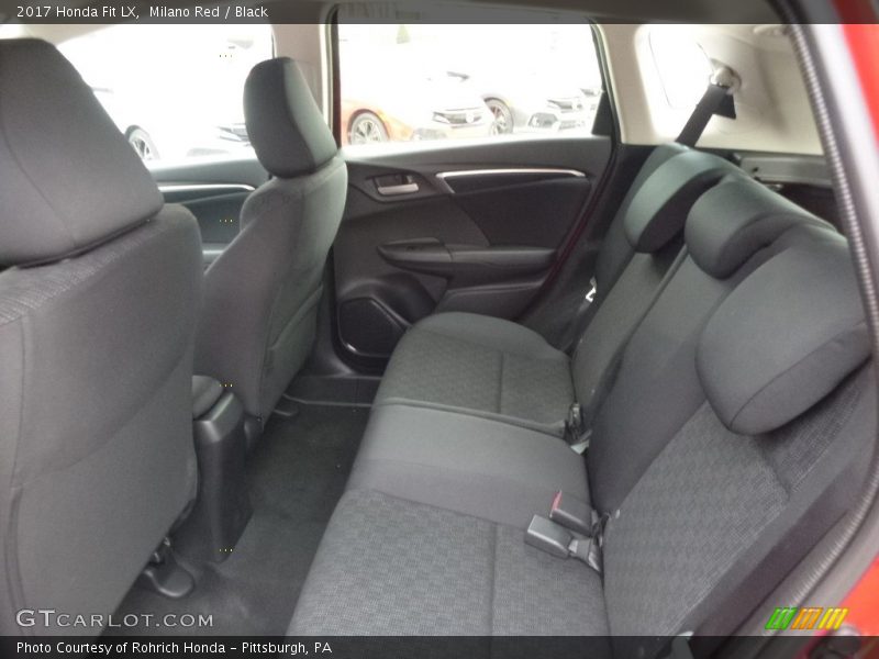 Milano Red / Black 2017 Honda Fit LX