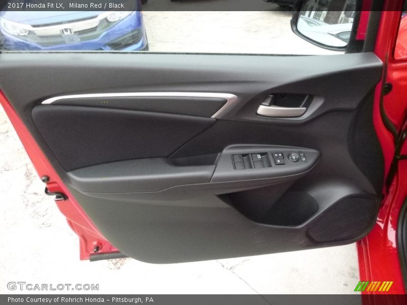 Milano Red / Black 2017 Honda Fit LX