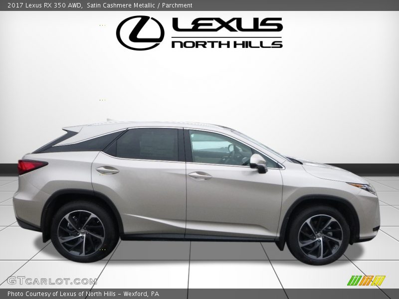 Satin Cashmere Metallic / Parchment 2017 Lexus RX 350 AWD