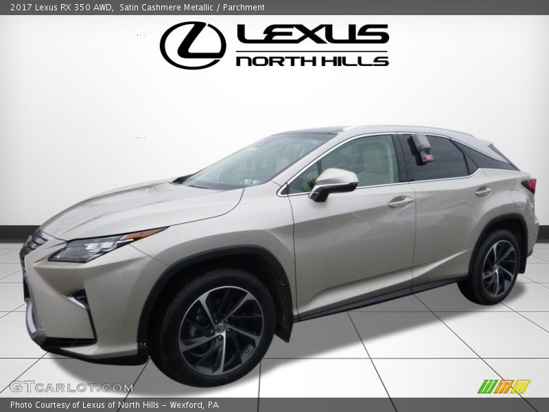 Satin Cashmere Metallic / Parchment 2017 Lexus RX 350 AWD