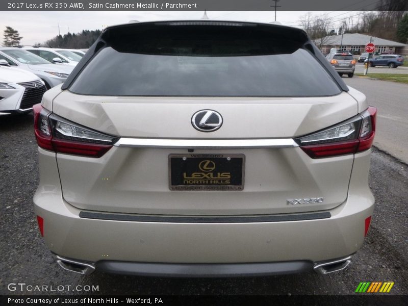 Satin Cashmere Metallic / Parchment 2017 Lexus RX 350 AWD